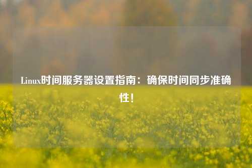 Linux時間服務器設置指南：確保時間同步準確性！