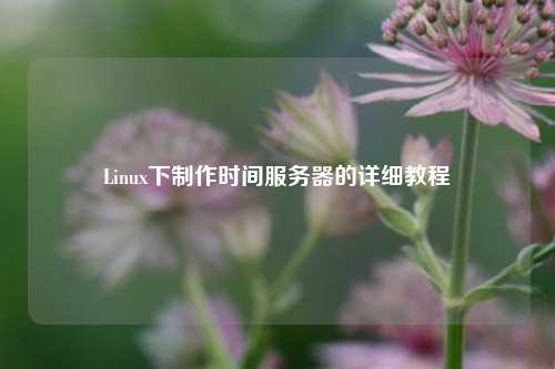 Linux下制作時間服務(wù)器的詳細教程