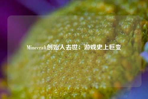 Minecraft創始人去世：游戲史上巨變