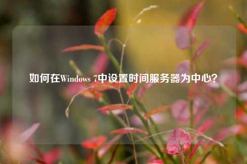 如何在Windows 7中設置時間服務器為中心？