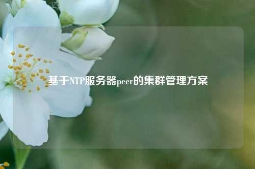 基于NTP服務器peer的集群管理方案