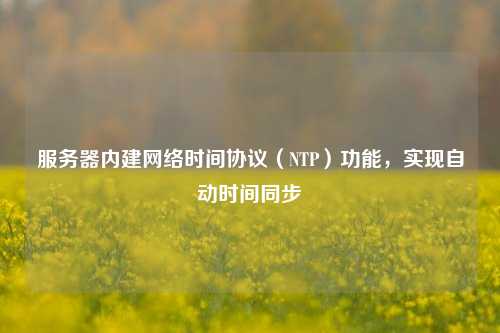 服務(wù)器內(nèi)建網(wǎng)絡(luò)時間協(xié)議（NTP）功能，實現(xiàn)自動時間同步